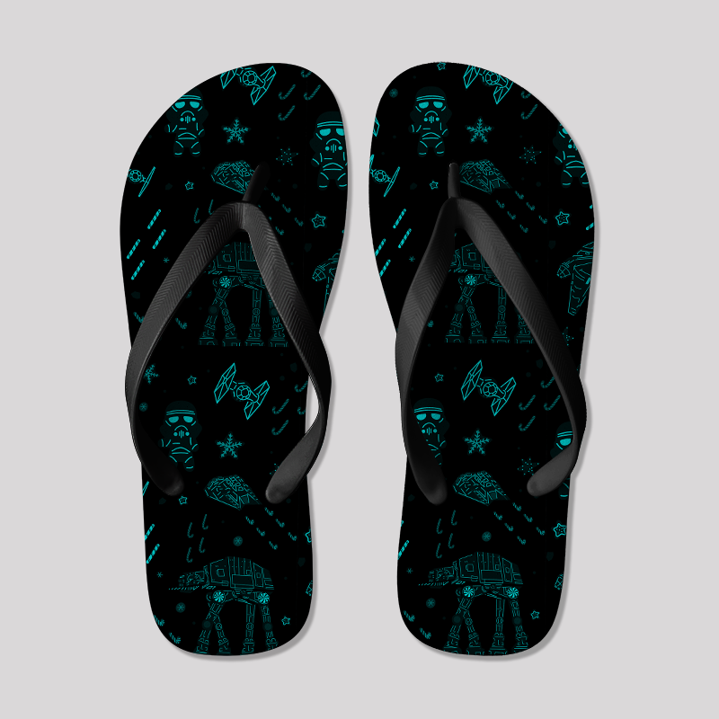 Imperial Walker Space Ship Cookie  Geek Flip Flops
