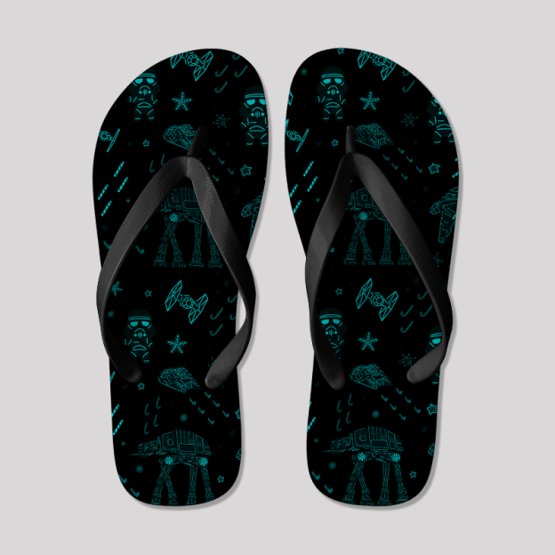 Imperial Walker Space Ship Cookie  Geek Flip Flops