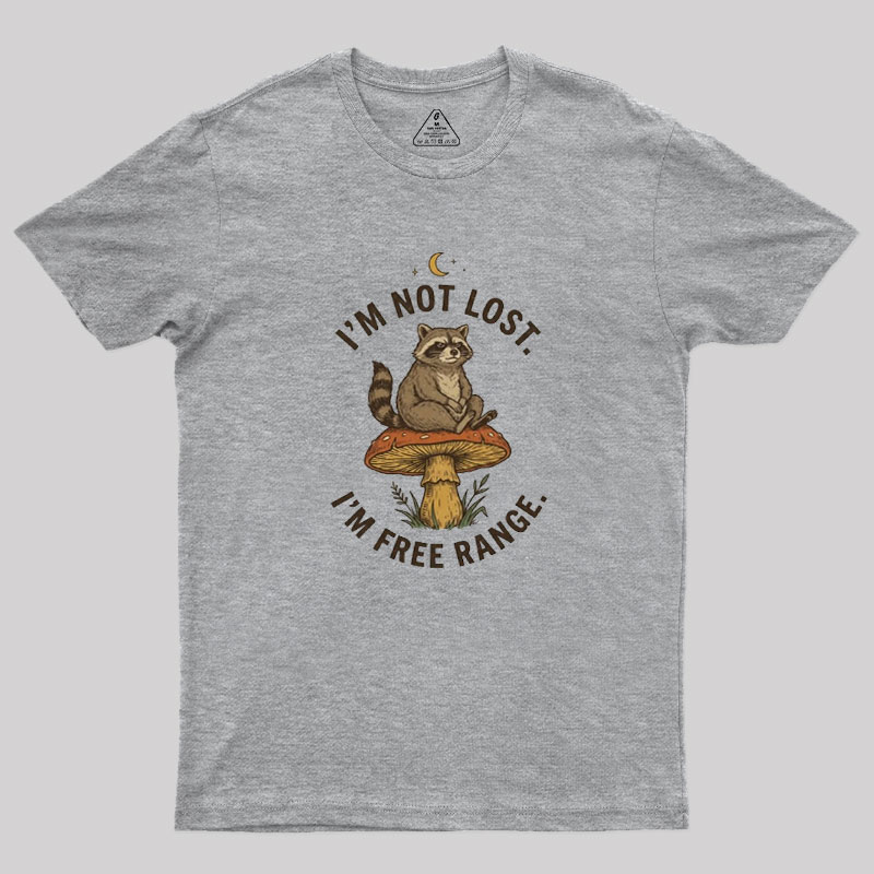 Free Range Raccoon Geek T-Shirt