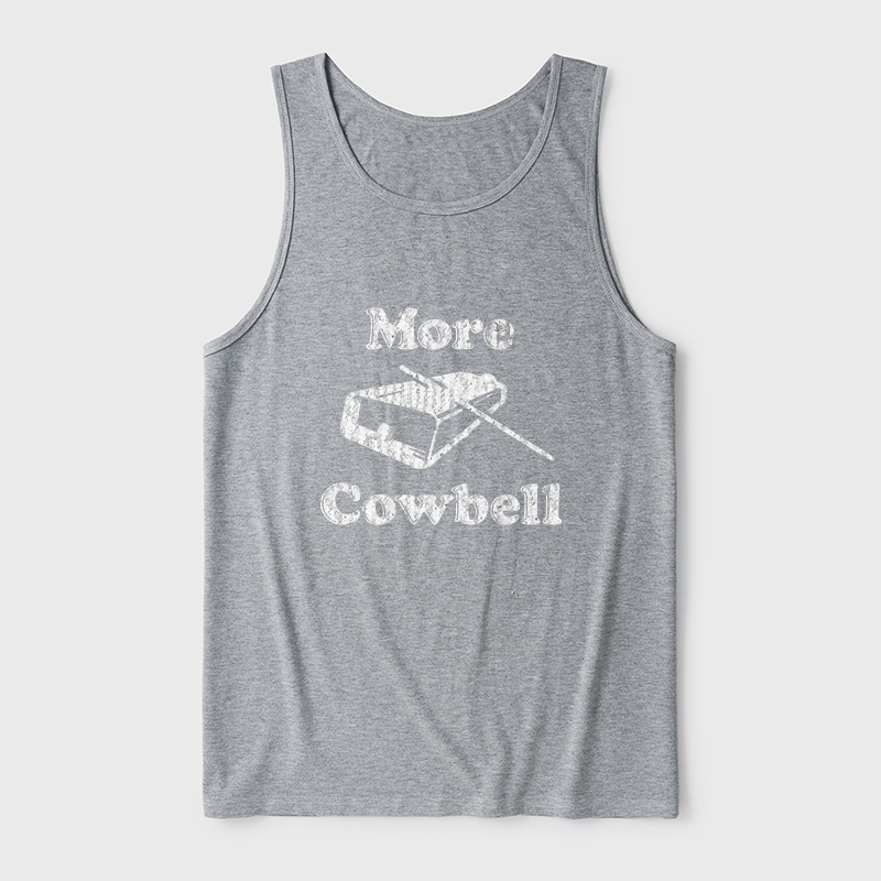 More Cowbell Ultra Soft Heather Tank