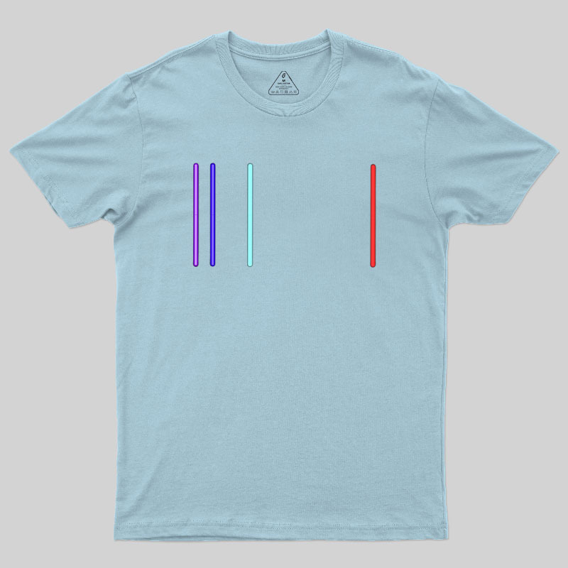 Hydrogen Emission Spectrum Geek T-Shirt