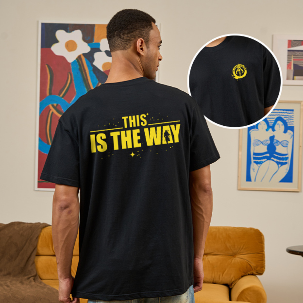 THIS IS THE WAY Front and Back Printing Geek T-Shirt