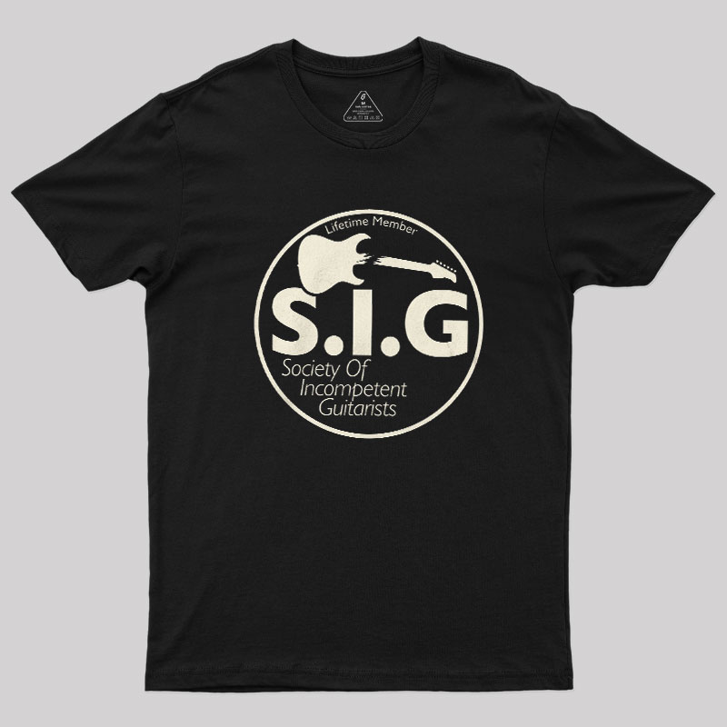 Society Of Incompetent Guitarists Geek T-Shirt