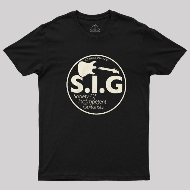 Society Of Incompetent Guitarists Geek T-Shirt
