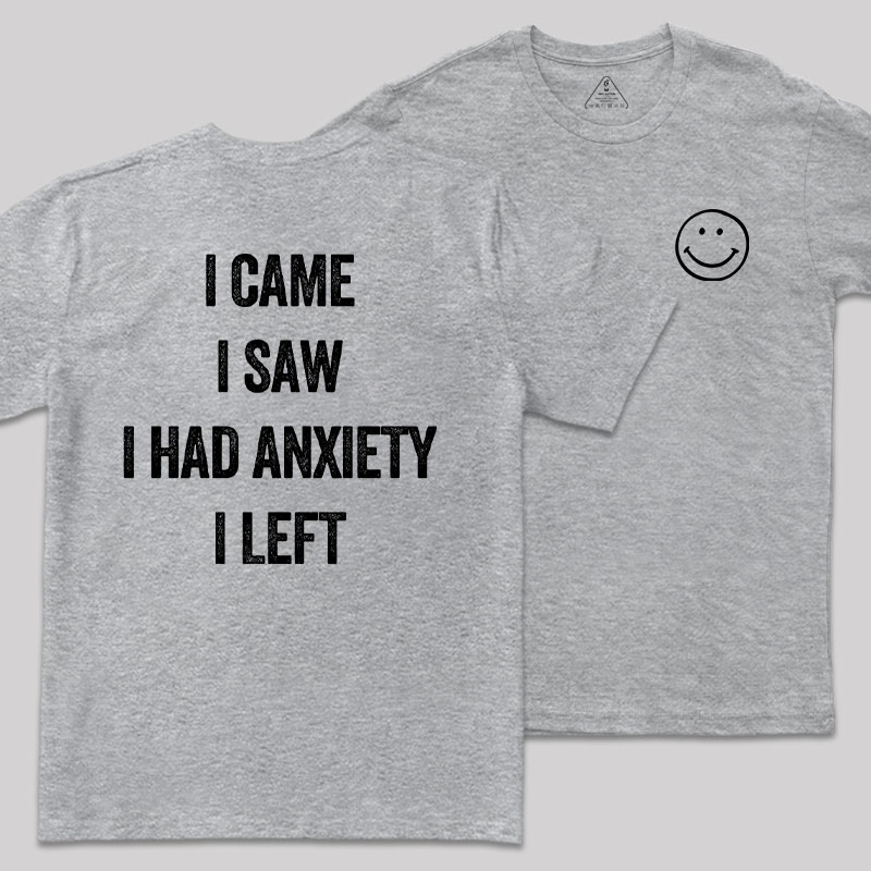 Social Anxiety Chronicles Front and Back Printing Geek T-Shirt