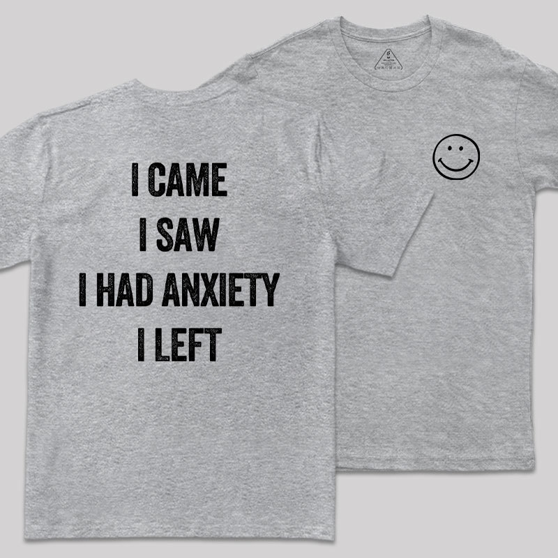 Social Anxiety Chronicles Front and Back Printing Geek T-Shirt