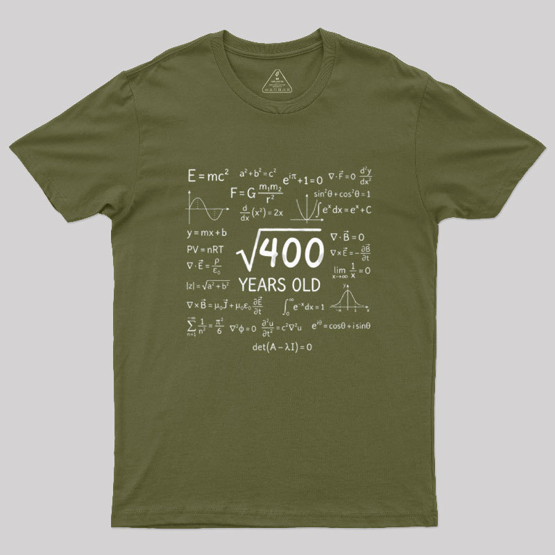 The Age Equation Geek T-Shirt