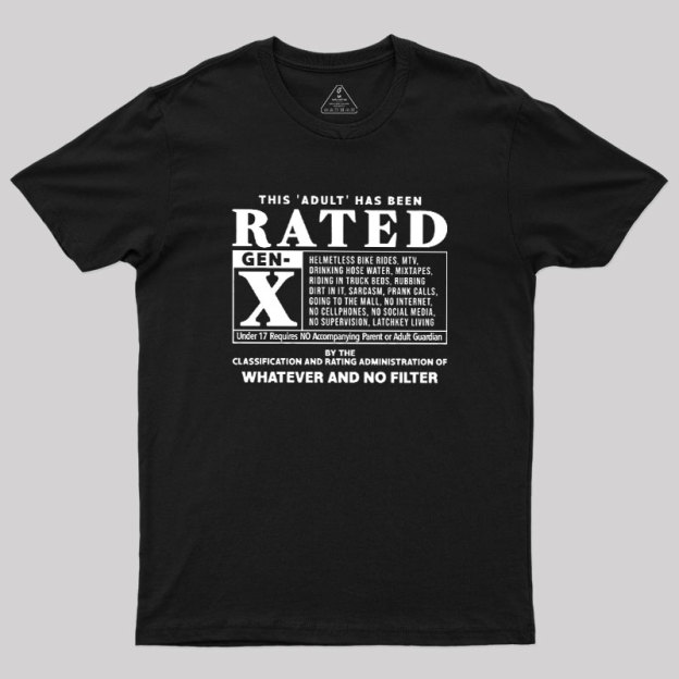 RATED GEN X - 80s Geek T-Shirt