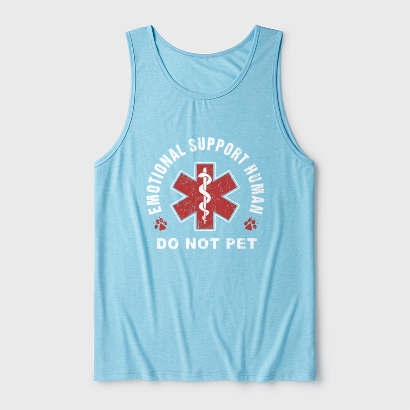 Emotional Support Human Ultra Soft Heather Tank