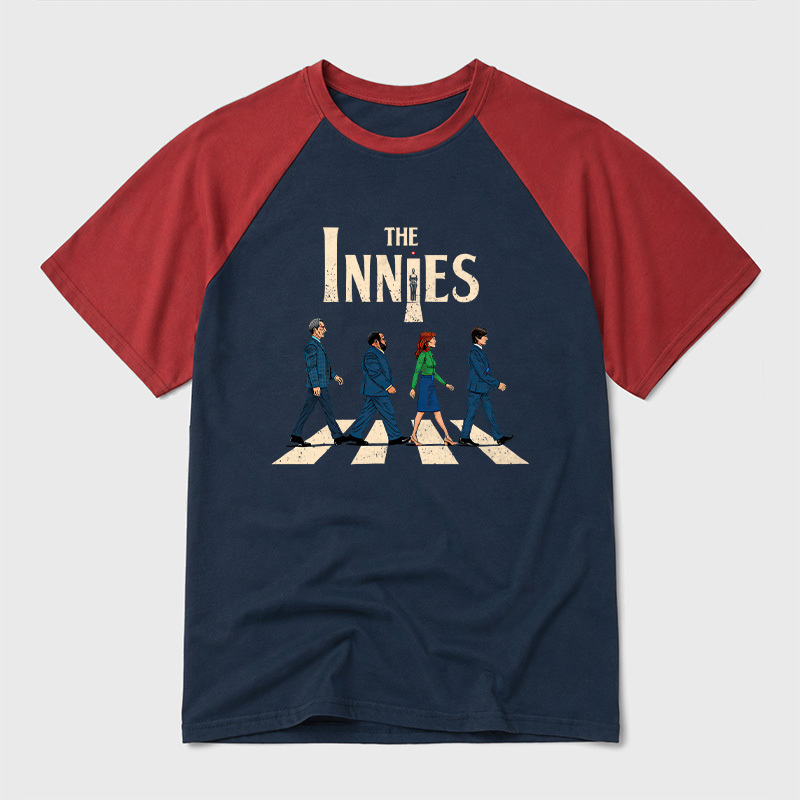 The Innies Geek Retro Raglan T-Shirt