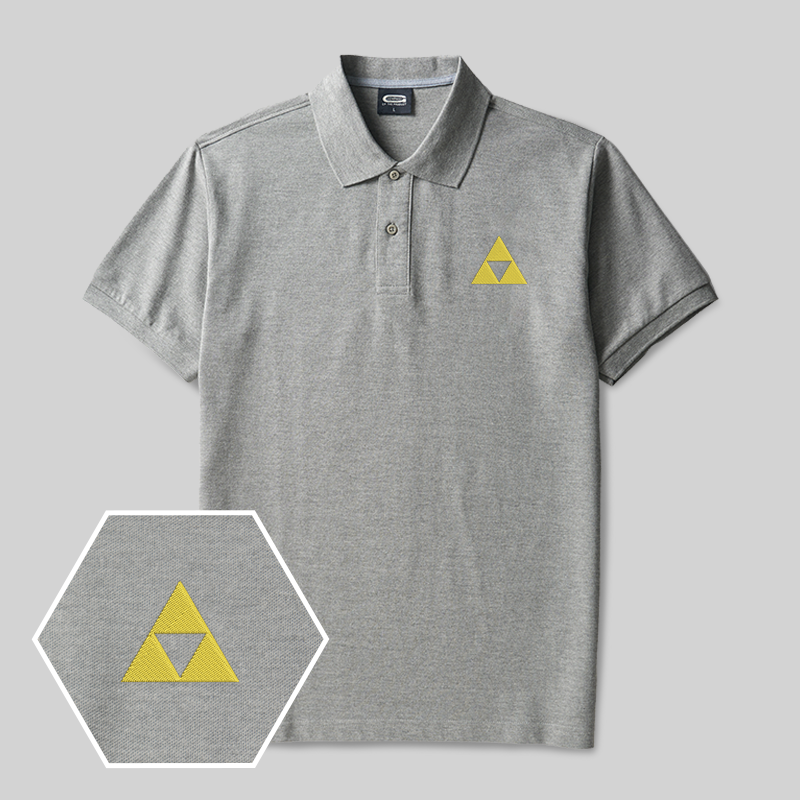 Zelda Geek Embroidered Polo Shirt