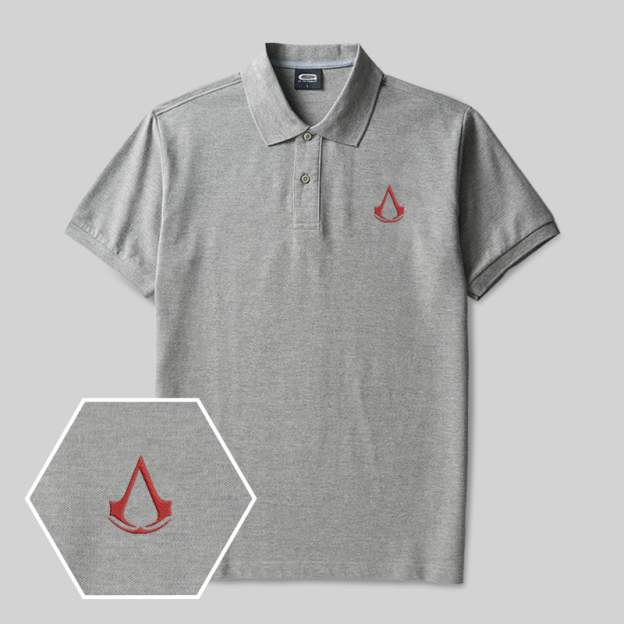 Assassin's Creed Geek Embroidered Polo Shirt