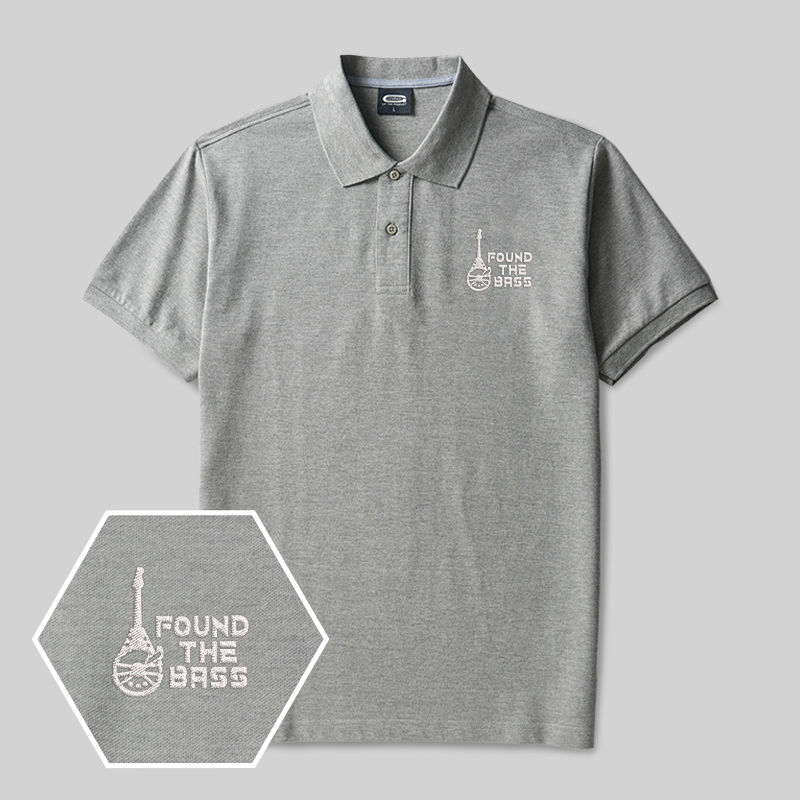 Found The Boss Geek Embroidered Polo Shirts