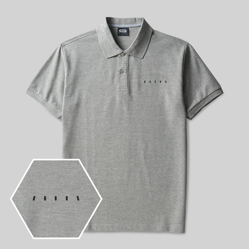 Alien Geek Embroidered Polo Shirts