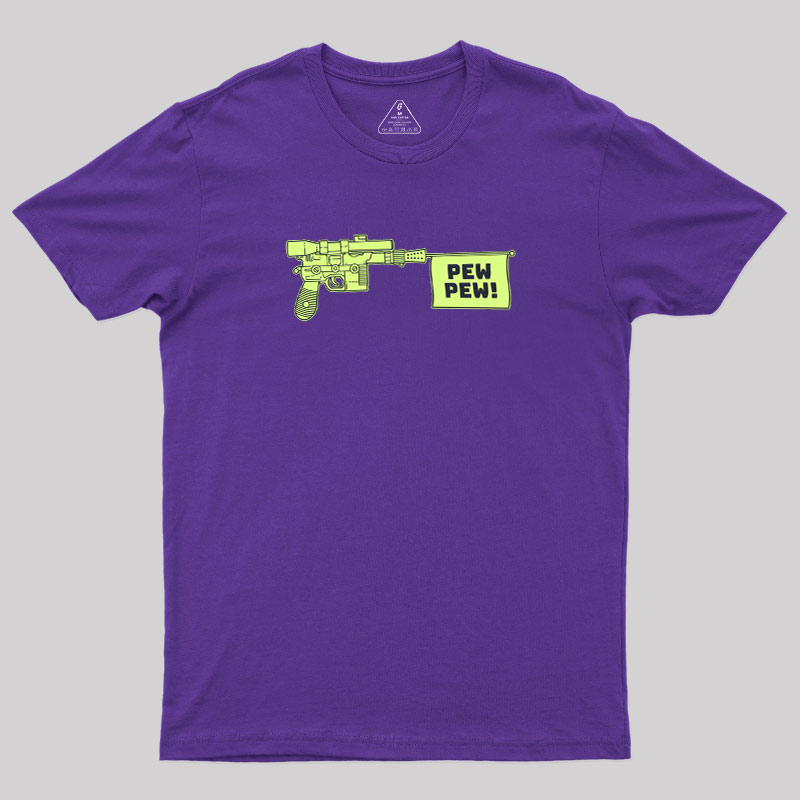 Laser Gun Pew Pew Geek T-Shirt