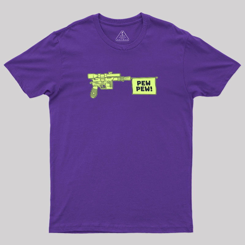 Laser Gun Pew Pew Geek T-Shirt