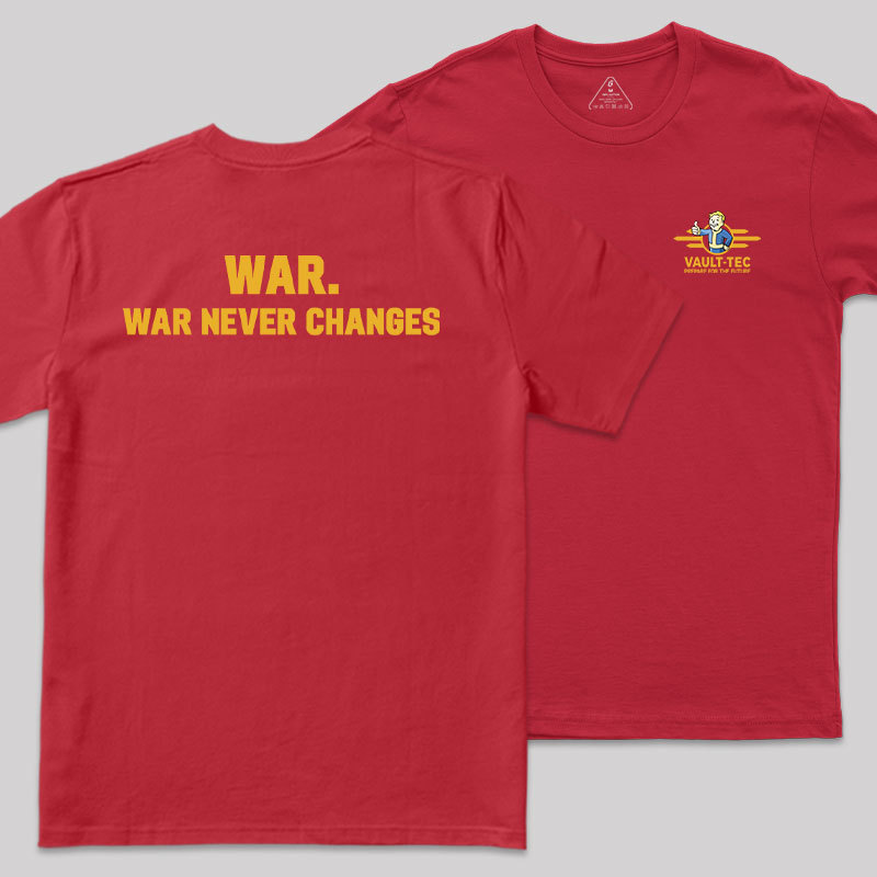 Eternal War Front and Back printing Geek T-Shirt