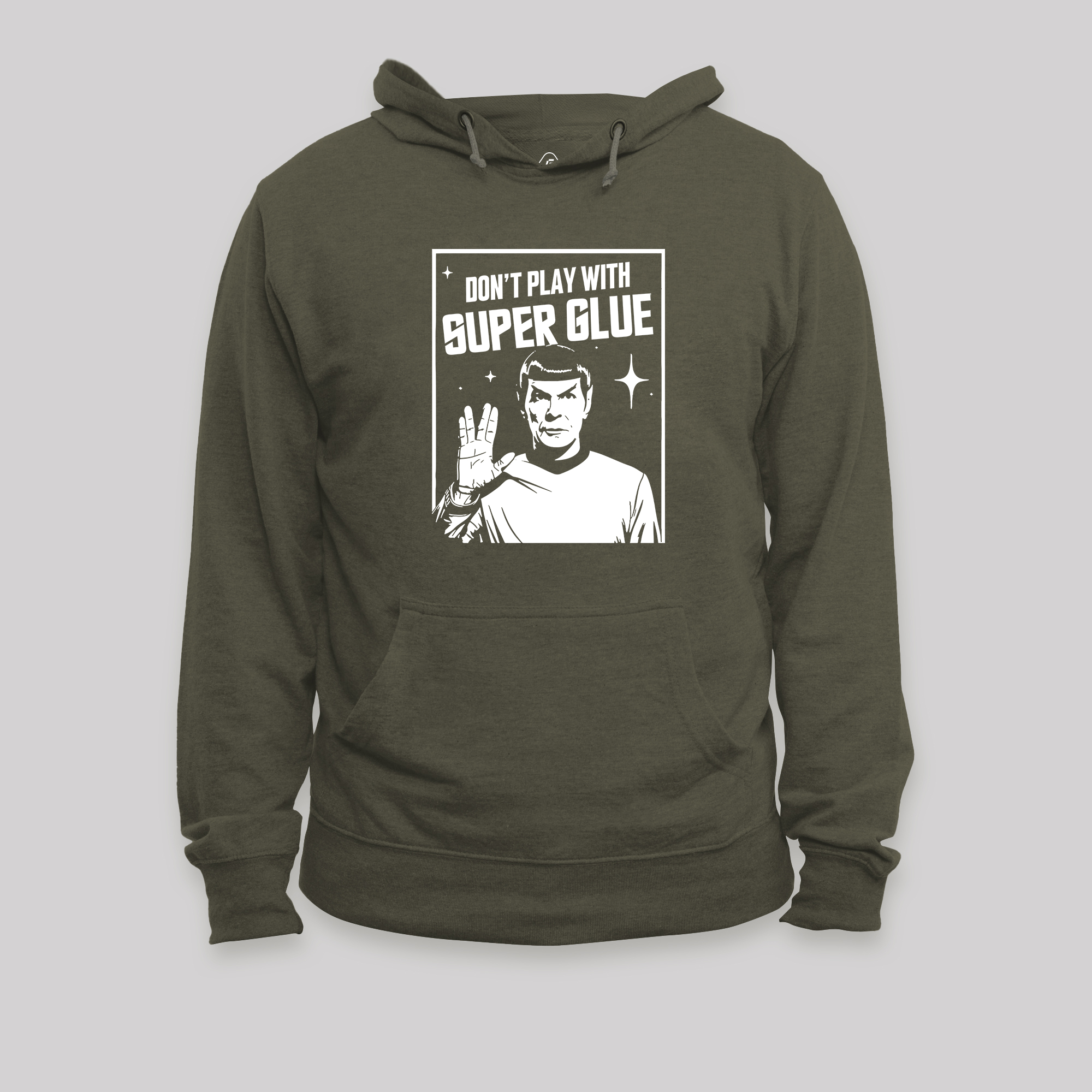 Don't Play With Superglue Geek Hoodie