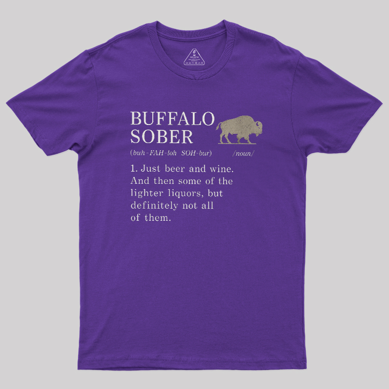 Buffalo Sober Geek T-Shirt