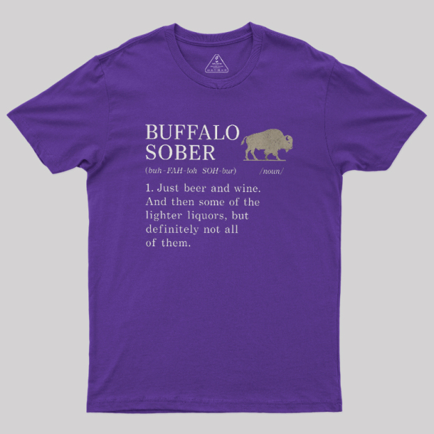 Buffalo Sober Geek T-Shirt