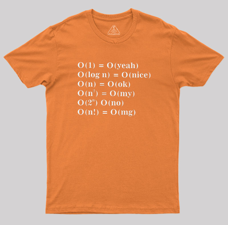 Alternative Big O Notation Geek T-Shirt
