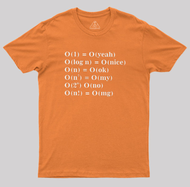 Alternative Big O Notation Geek T-Shirt