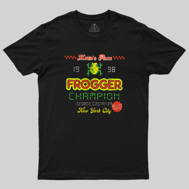 Frogger Champion Christmas Geek T-Shirt