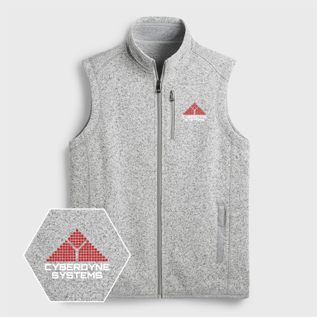 Skynet Tech Support Geek Sweater Fleece Vest