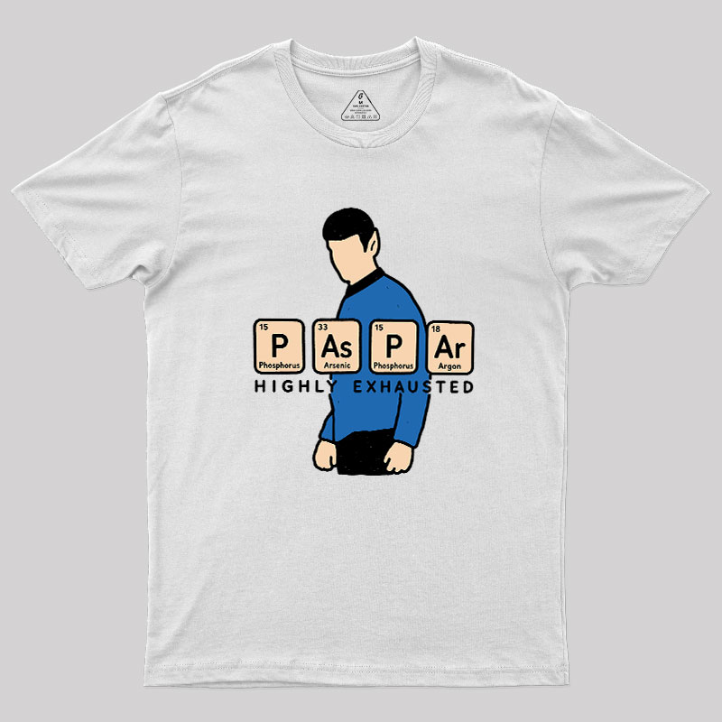 Exhausted Spock Geek T-Shirt