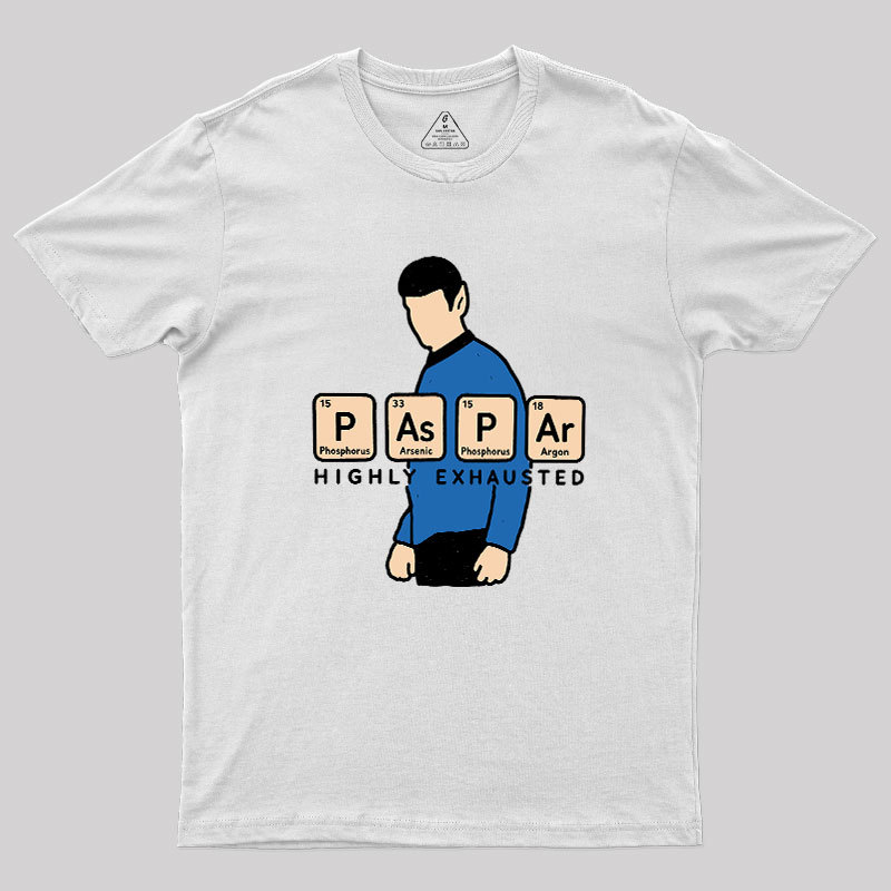 Exhausted Spock Geek T-Shirt