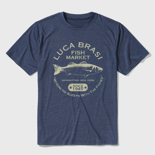 Luca Brasi Fish Market - Since 1945 Ultra Soft Heather Tees