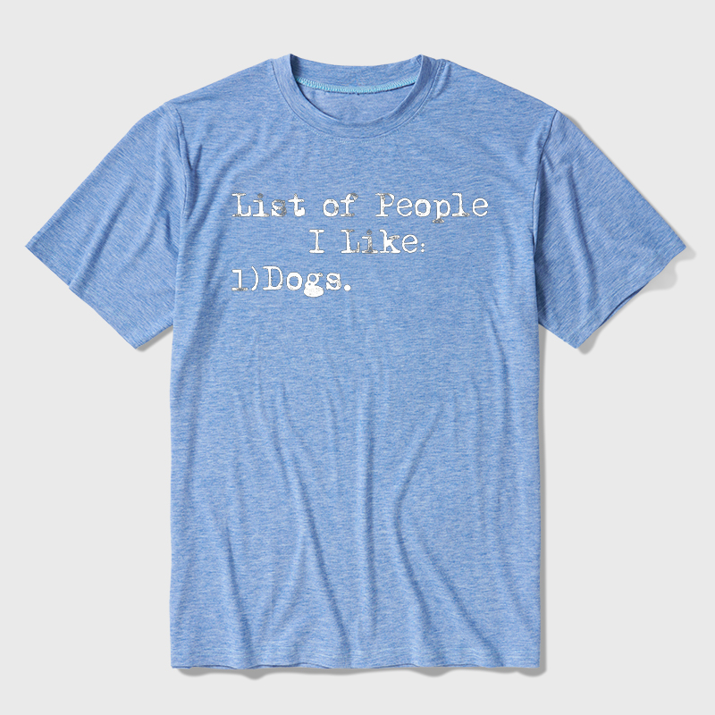 List Of People I Like Ultra Soft Heather Tee