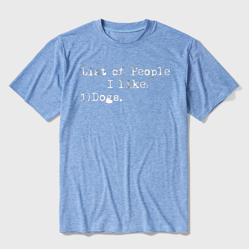 List Of People I Like Ultra Soft Heather Tee