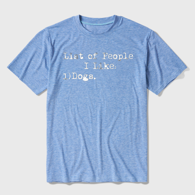 List Of People I Like Ultra Soft Heather Tee