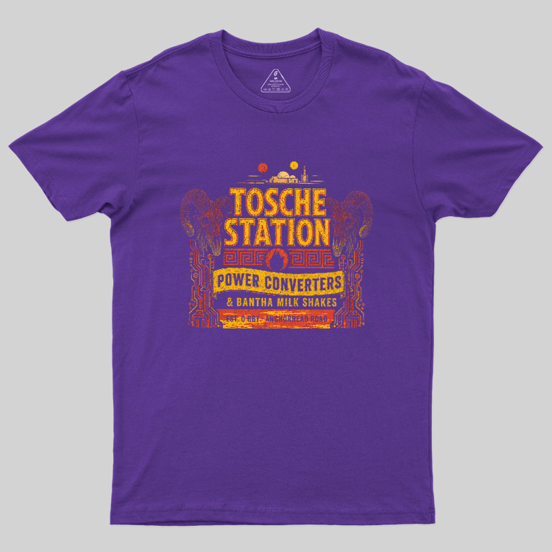 Space Fuel Stop Power Converter Geek T-Shirt