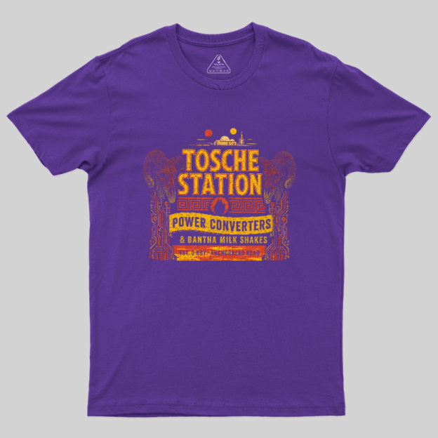 Space Fuel Stop Power Converter Geek T-Shirt