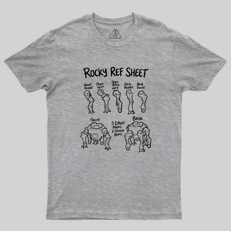 Rocky Ref Sheet Geek T-Shirt