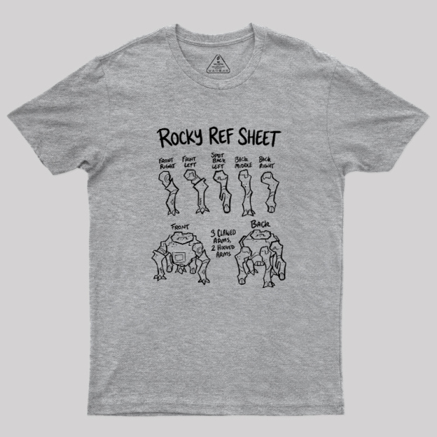 Rocky Ref Sheet Geek T-Shirt