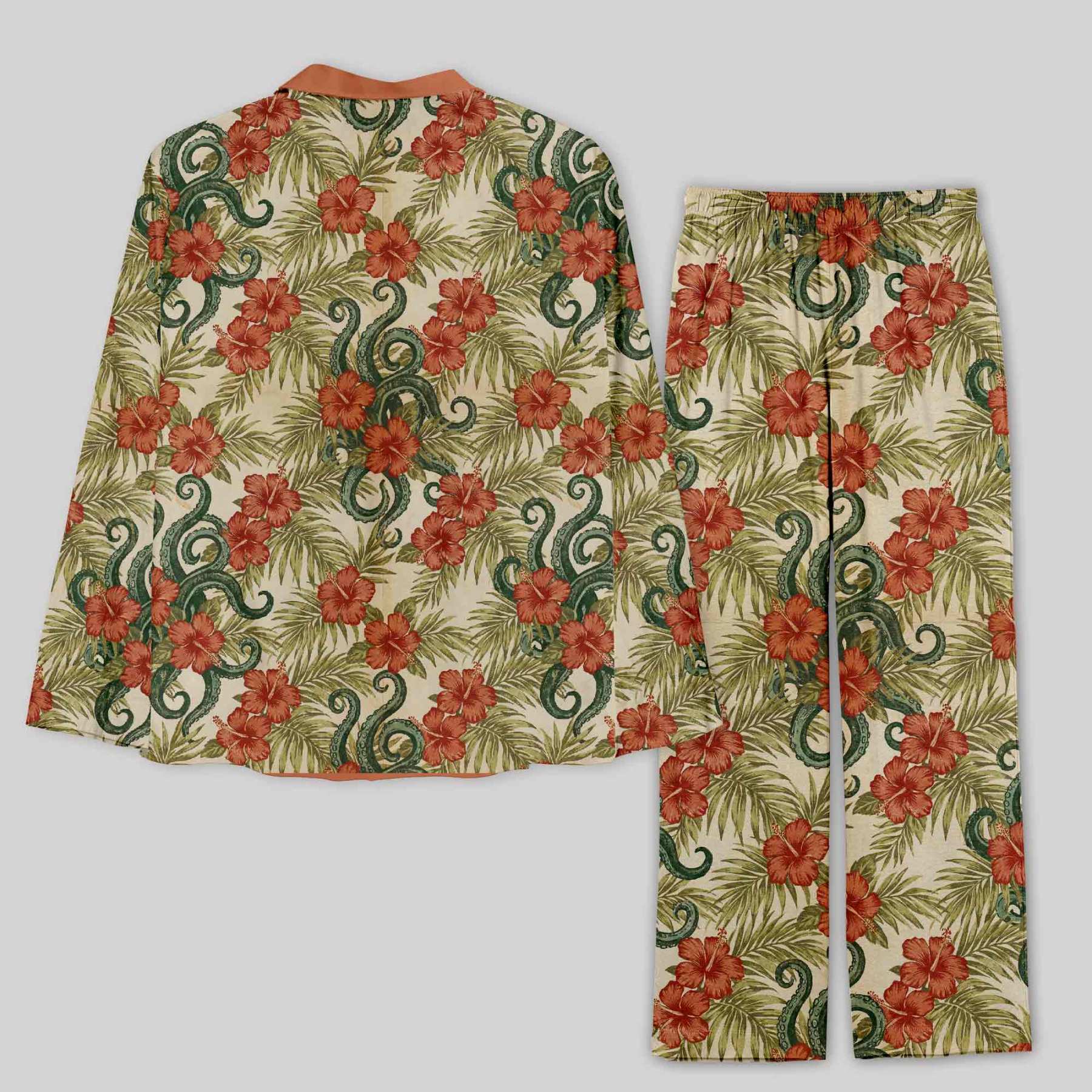 Tropical Snake Geek Pajama Sets