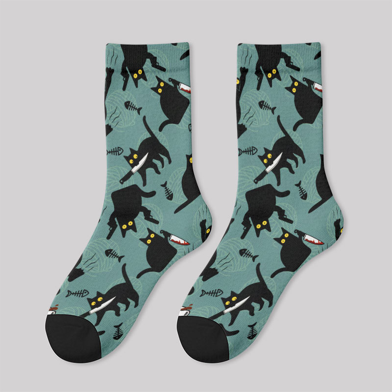Naughty Kitten Men's Socks