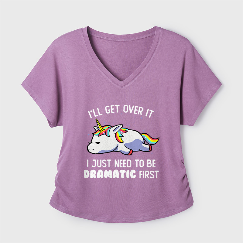 I Just Need To Be Dramatic Geek Dolman Sleeve V-Neck Shirt