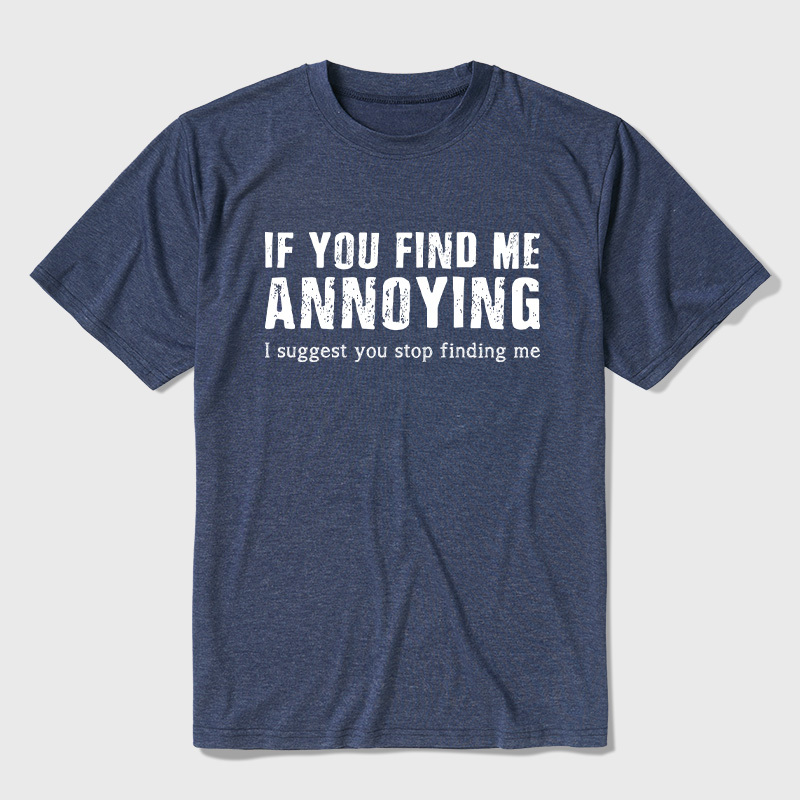 Stop Finding Me Ultra Soft Heather Tee