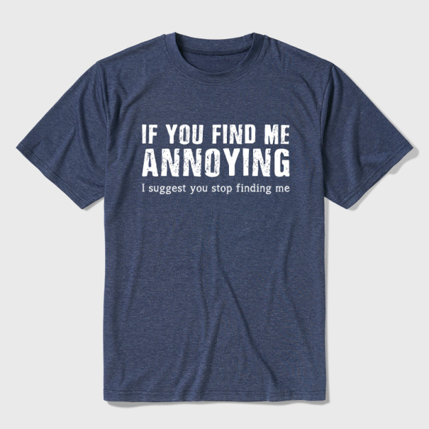 Stop Finding Me Ultra Soft Heather Tee