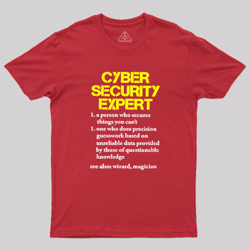 Cybersecurity Humour Geek T-Shirt