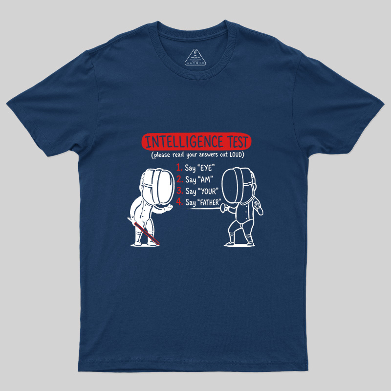 Intelligence Test Geek T-Shirt