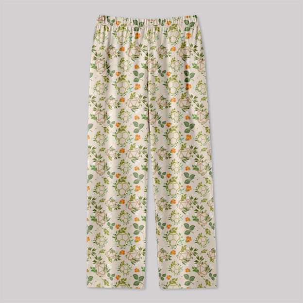 Plant DND Dice Off White Geek Loungewear Pants