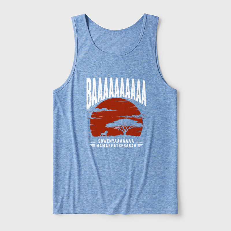 Baaa Sownyaaa Mamabeatsebabah Ultra Soft Heather Tank