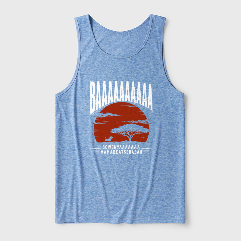 Baaa Sownyaaa Mamabeatsebabah Ultra Soft Heather Tank