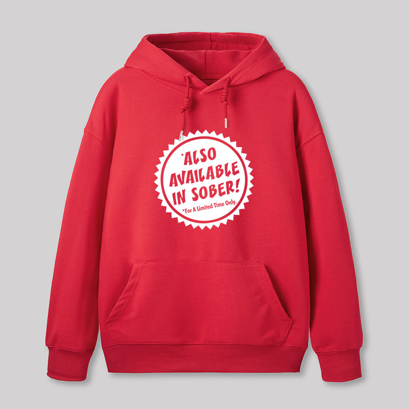 Also Available In Sober Geek Hoodie