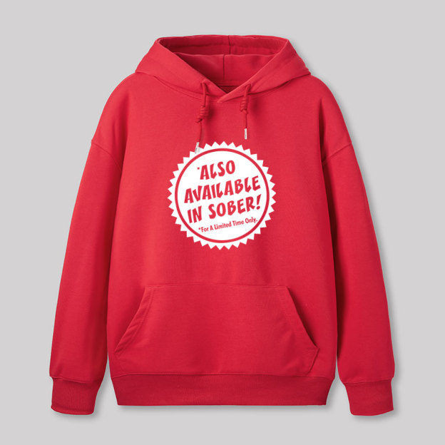 Also Available In Sober Geek Hoodie
